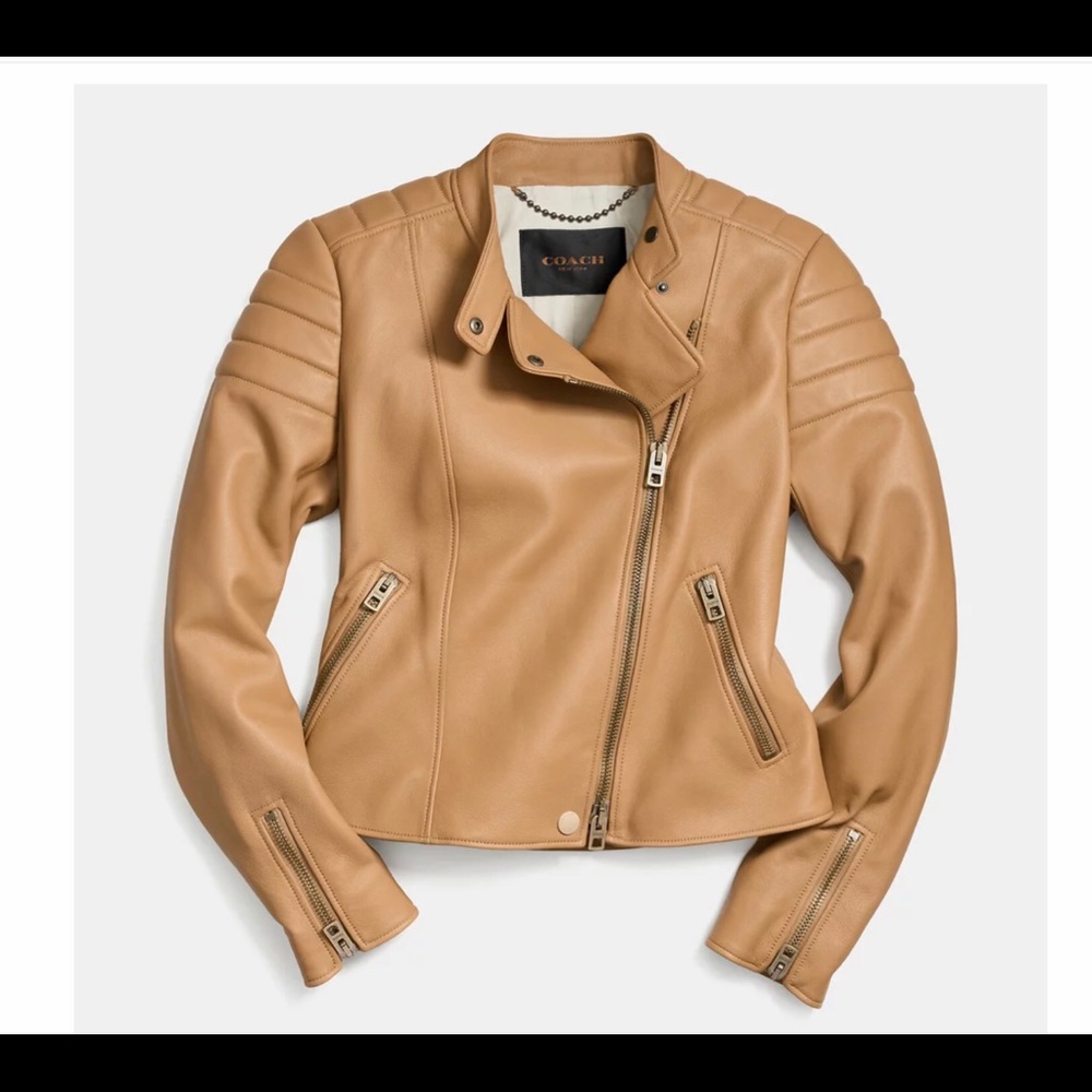 Coach leather jacket